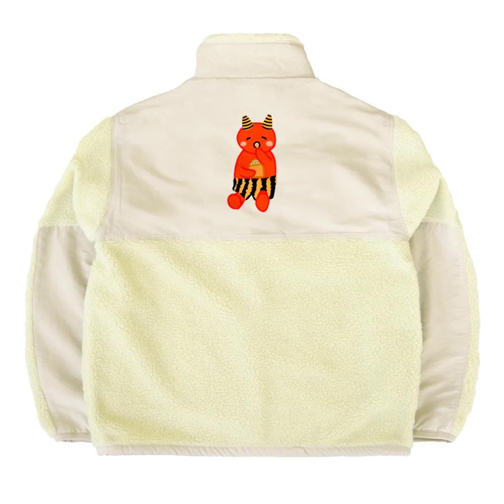 Lily bird（リリーバード）の可愛い赤鬼ちゃん① Boa Fleece Jacket