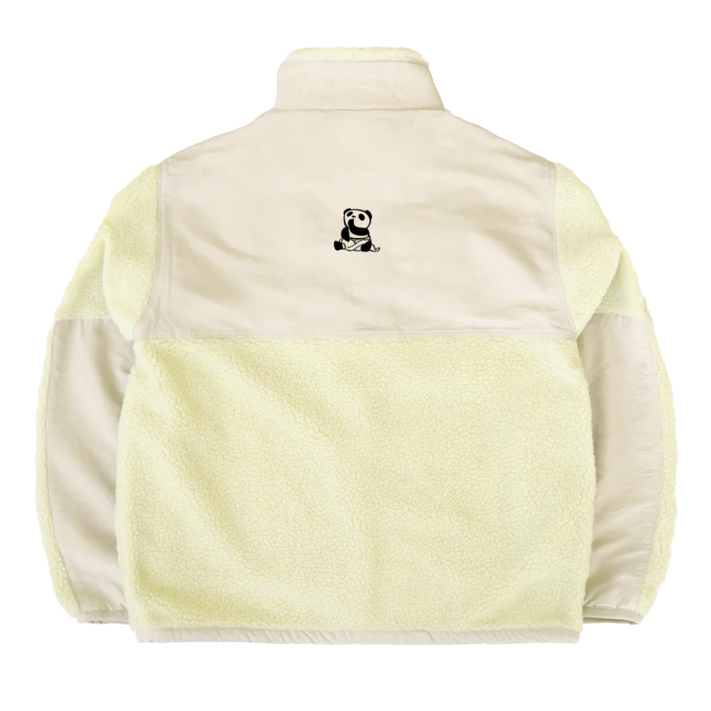 空想画学販売所の赤ちゃんパンダ　チュパチュパ Boa Fleece Jacket