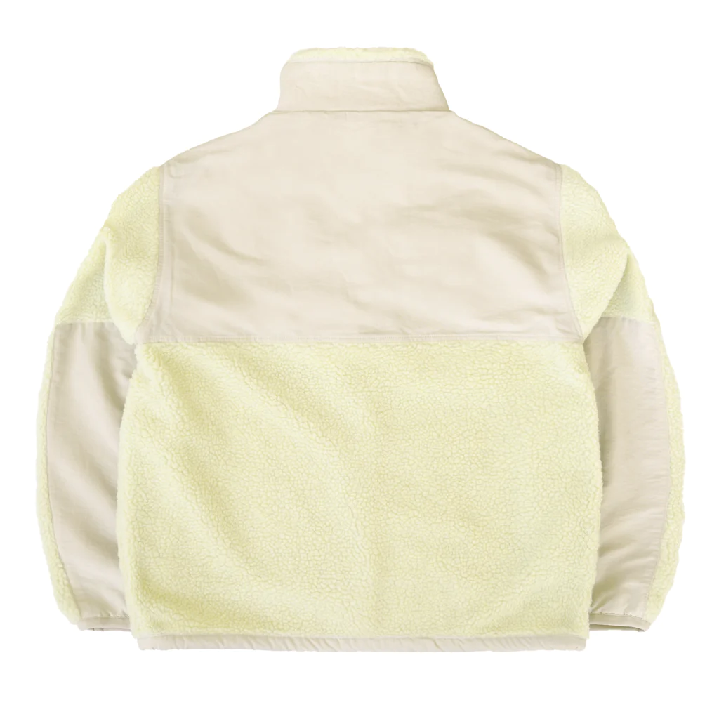 LitreMilk - リットル牛乳の牛乳寒天 (Milk Agar) Boa Fleece Jacket