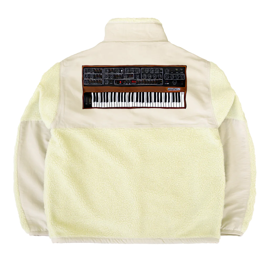 Vintage Synthesizers | aaaaakiiiiiのSequential Circuits Prophet 5 Vintage Synthesizer Boa Fleece Jacket