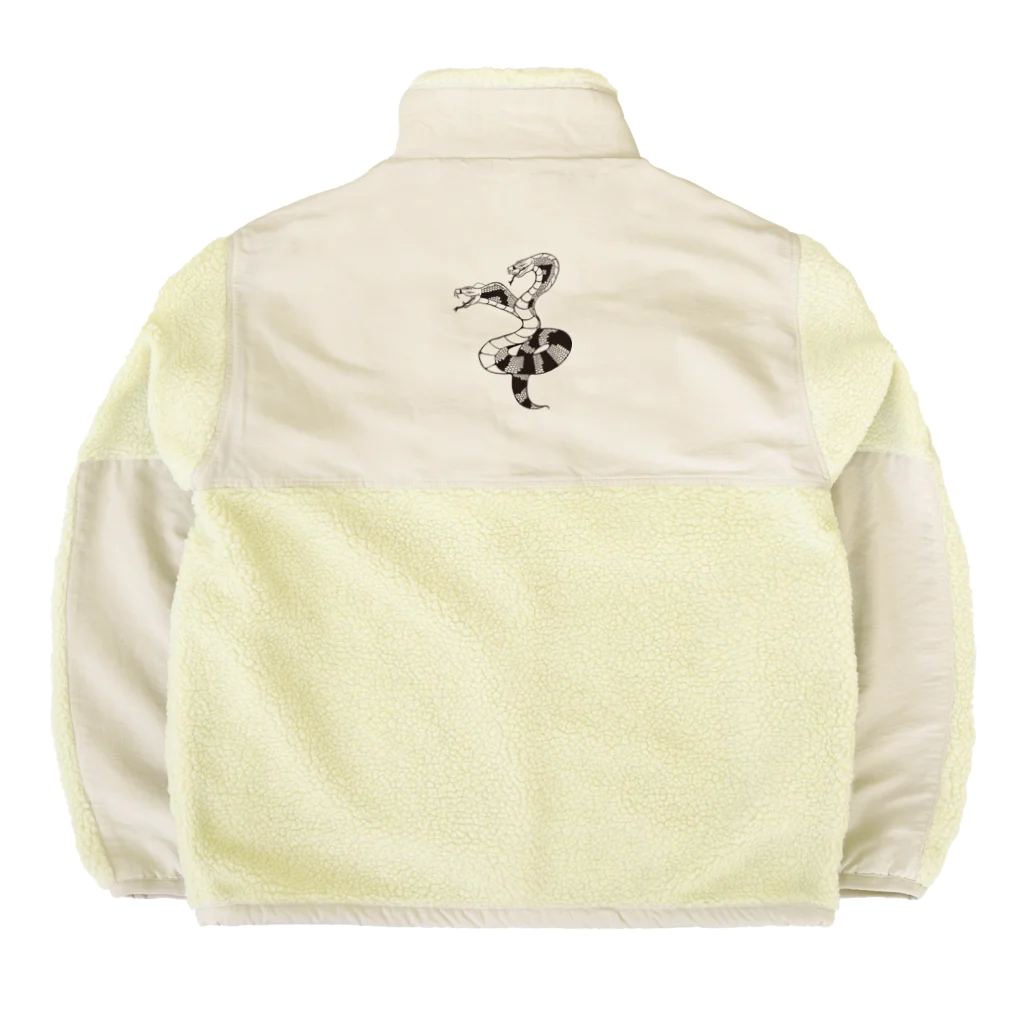 宇宙キャンプの#双頭のコブラ Boa Fleece Jacket