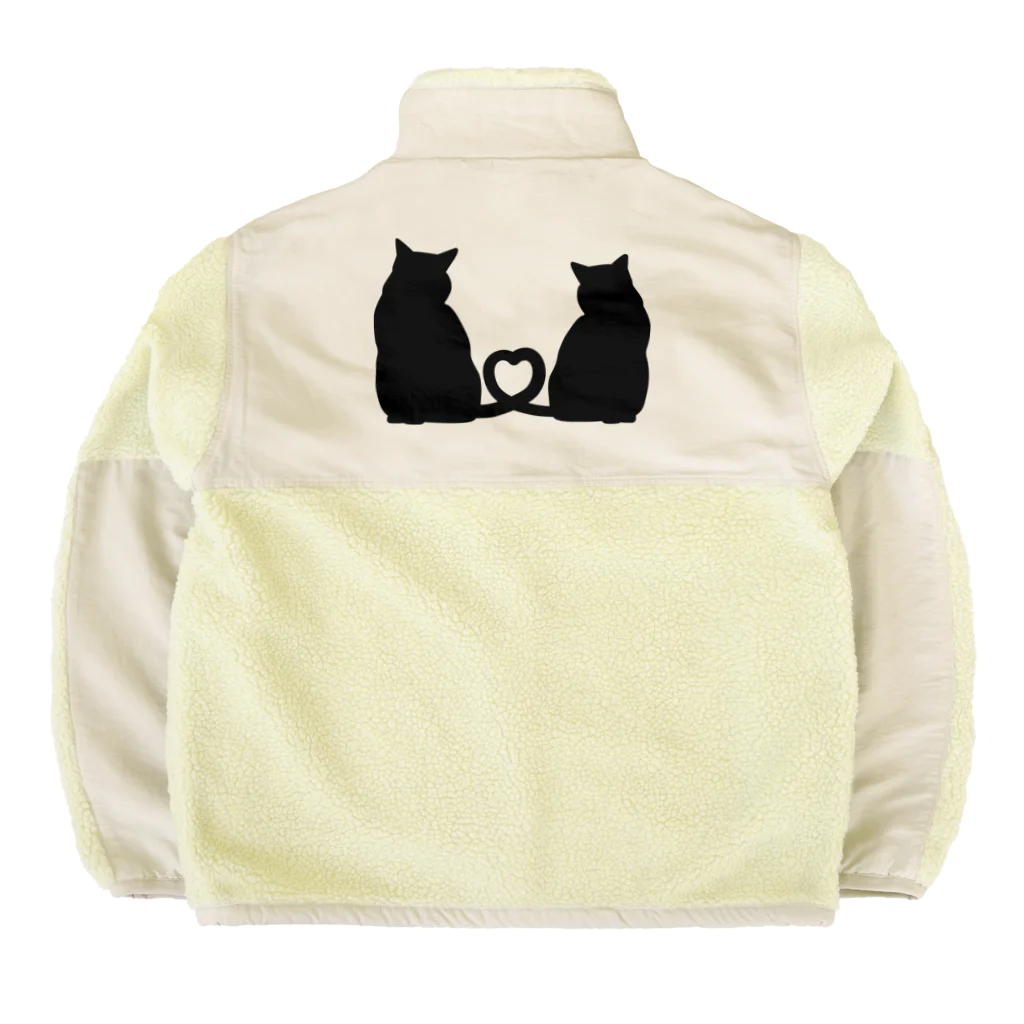 Drecome_Designの恋猫 Boa Fleece Jacket