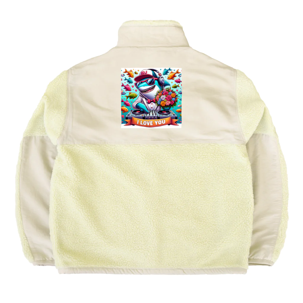 DJシャークのDJシャーク(PARY TIME) Boa Fleece Jacket