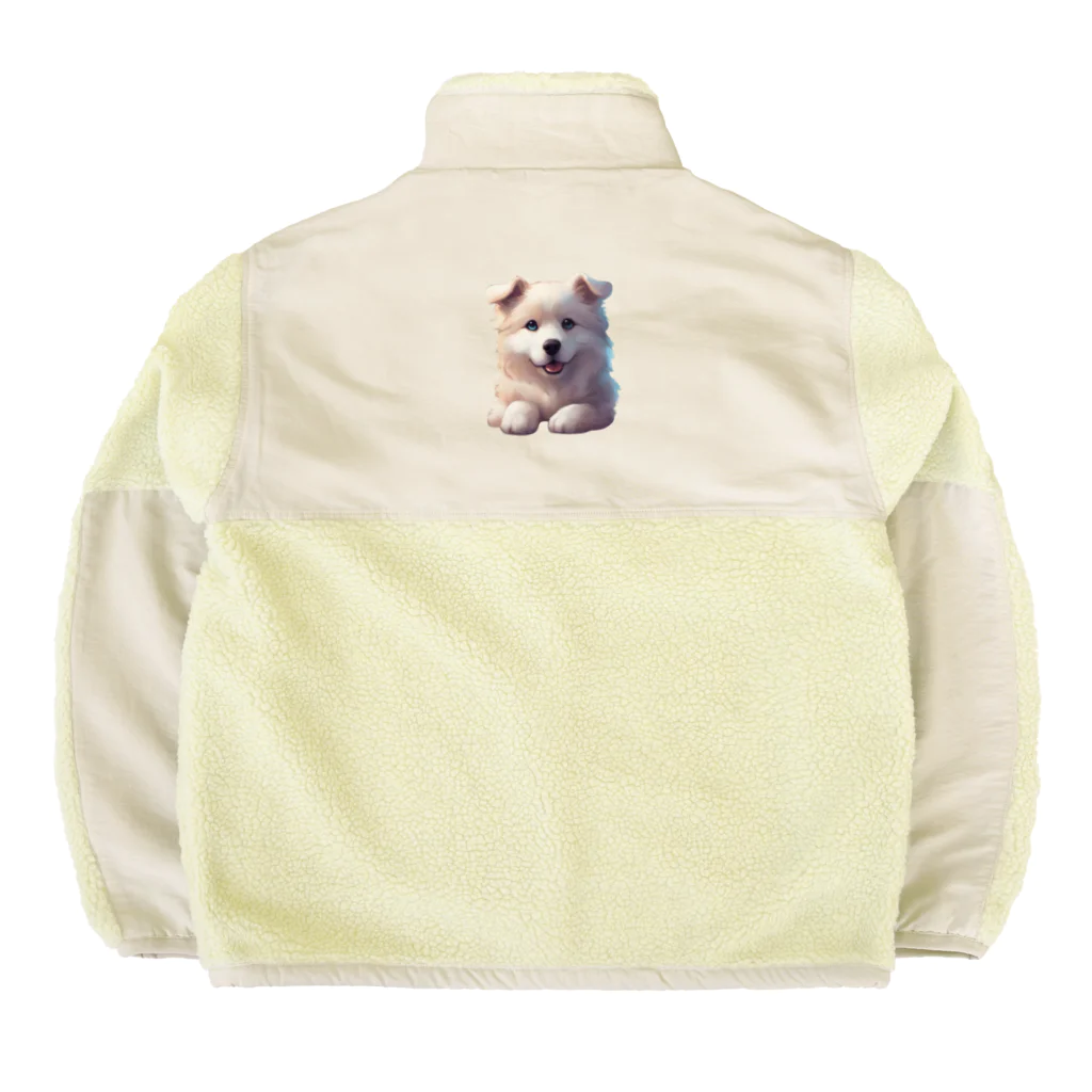 garireoの癒やし犬 Boa Fleece Jacket