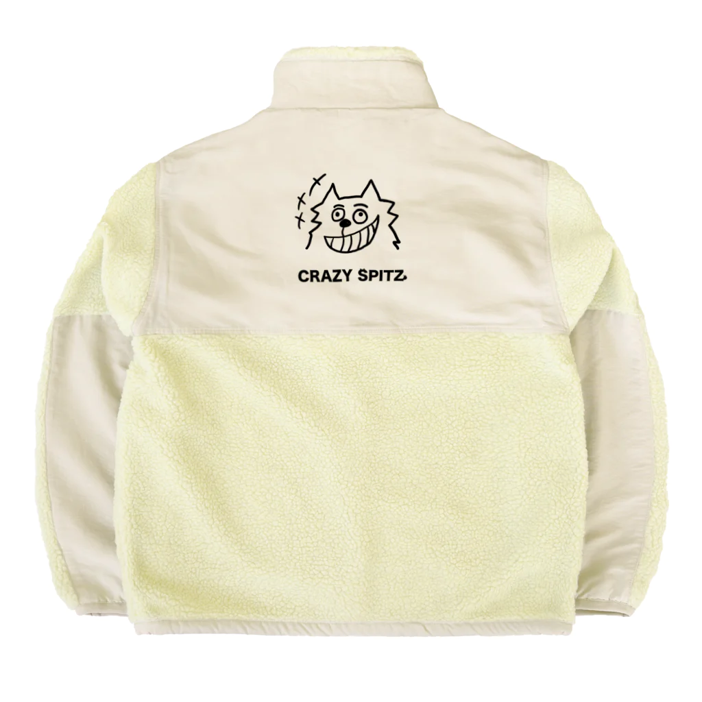 ehime@けだま&もち＆すみのCRAZY SPITZ「HA HA HA」 Boa Fleece Jacket