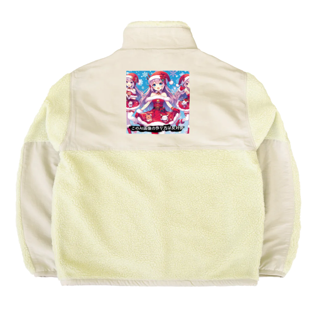 boboboboboの生成ボタンをタップすると・・・（冬２） Boa Fleece Jacket