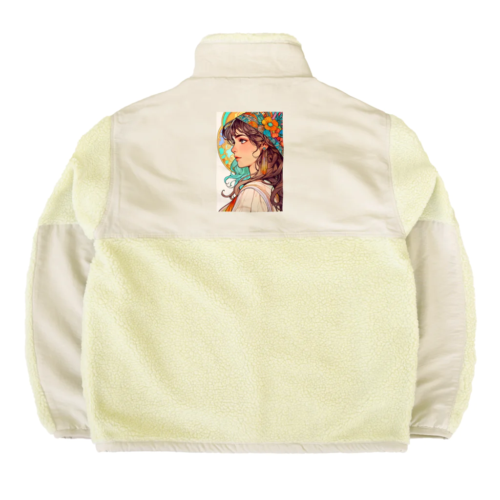 AQUAMETAVERSEのアメジスト姫 アメジスト 2846 Boa Fleece Jacket