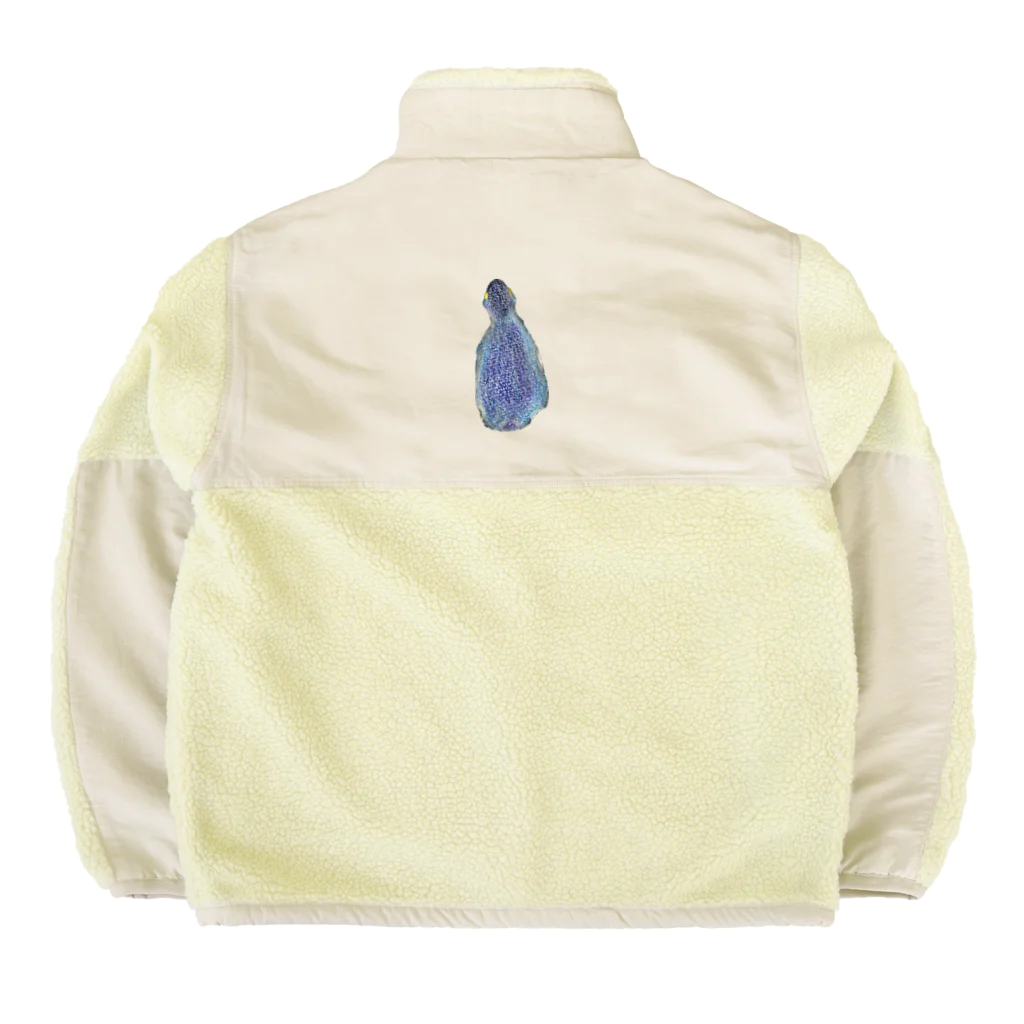 つぎのラピス島ペンギン Boa Fleece Jacket