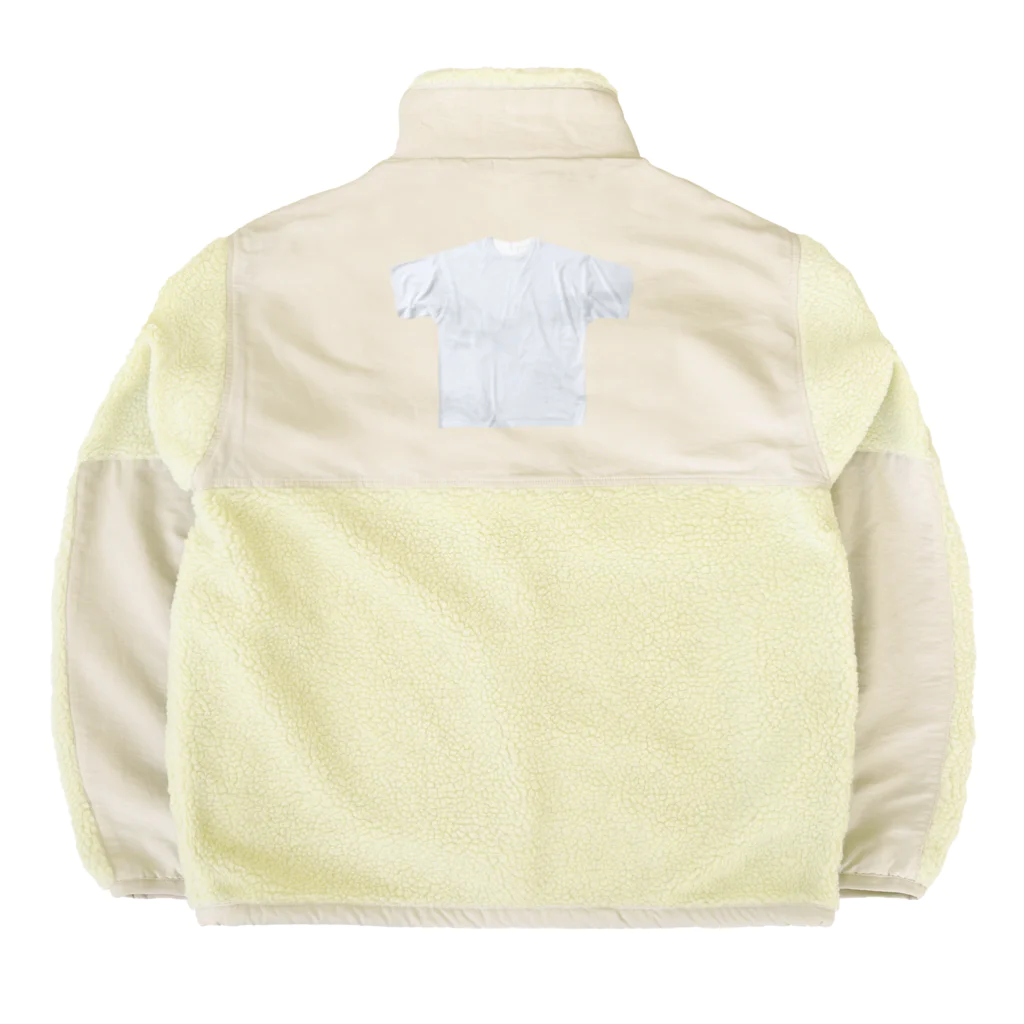 IMABURAIのFresh baby light blue T-shirt Boa Fleece Jacket