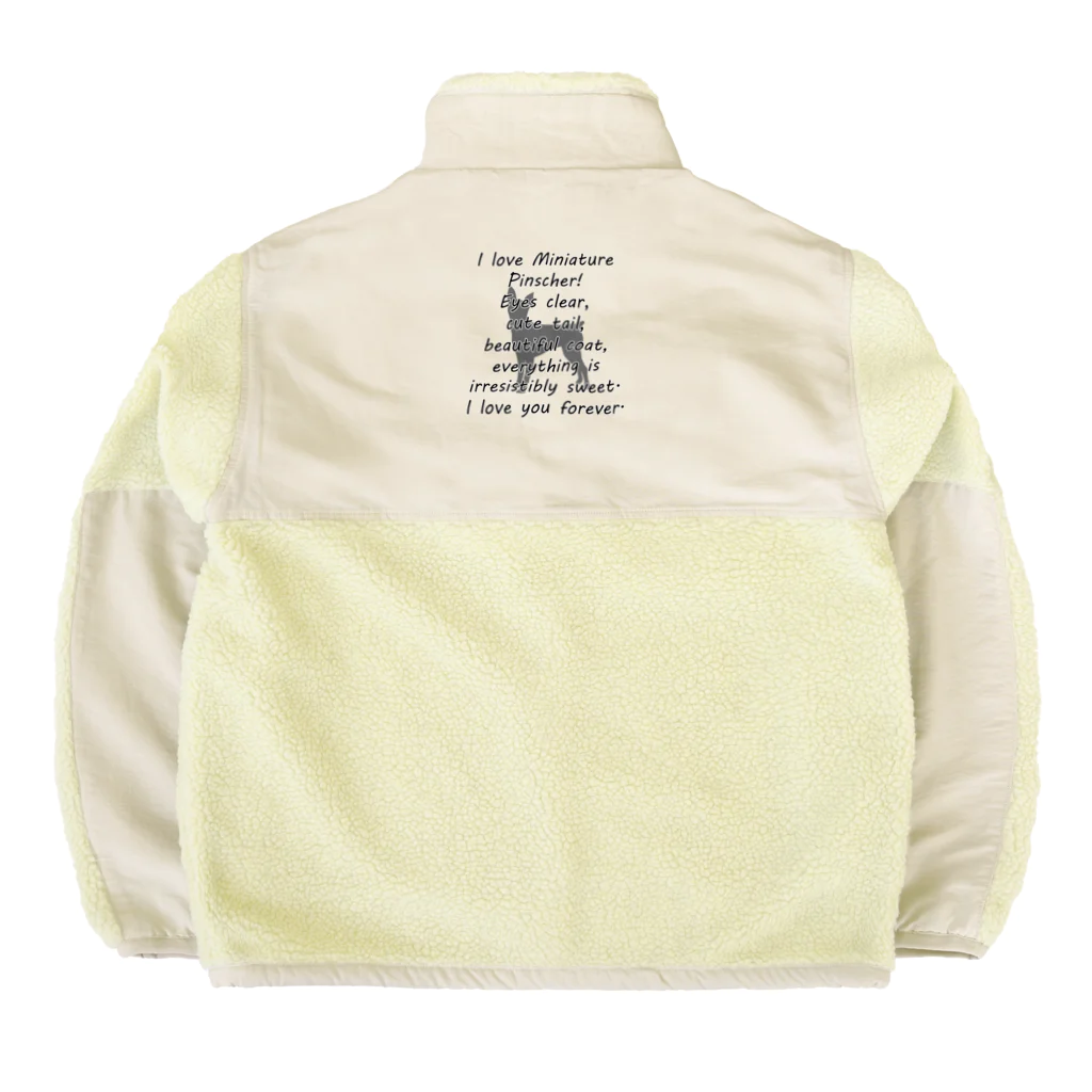 onehappinessのミニチュアピンシャー Boa Fleece Jacket