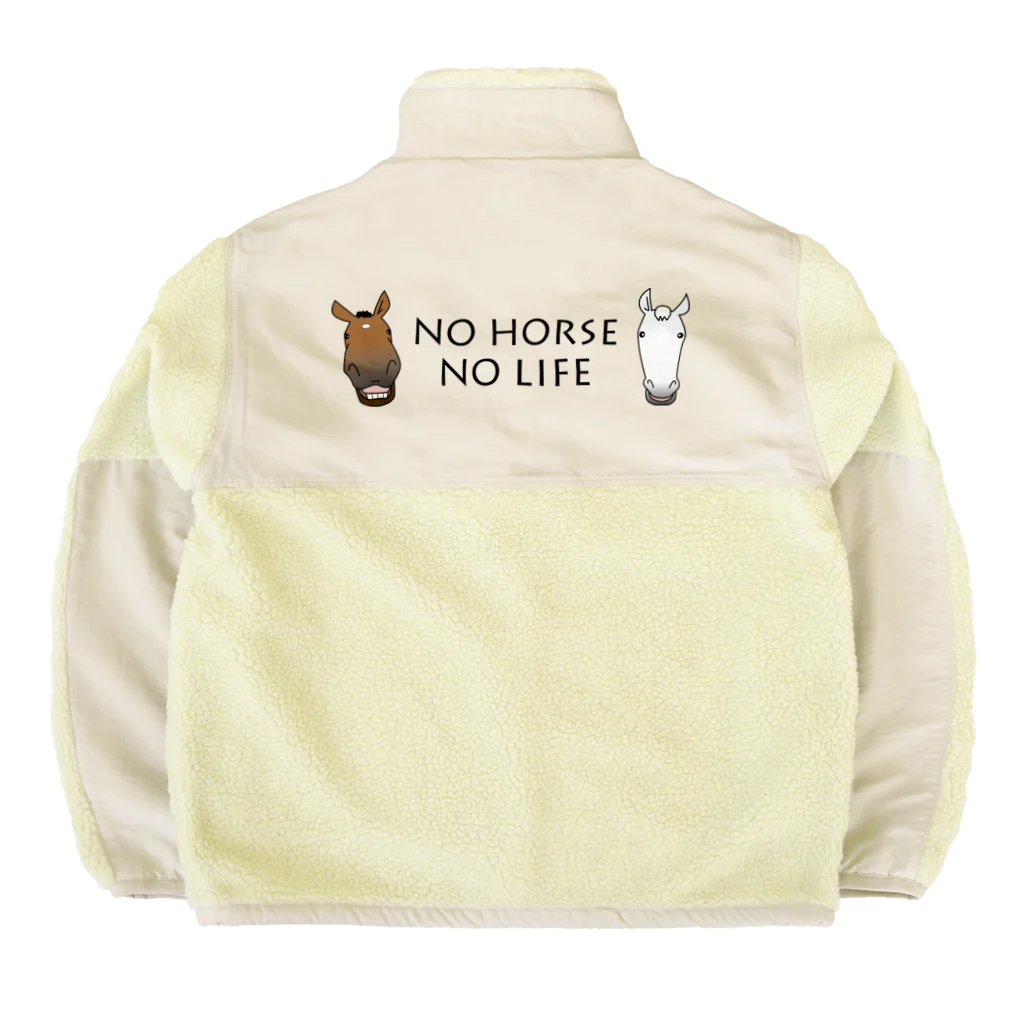 SHOP HAPPY HORSES（馬グッズ）のスピプーロゴ Boa Fleece Jacket