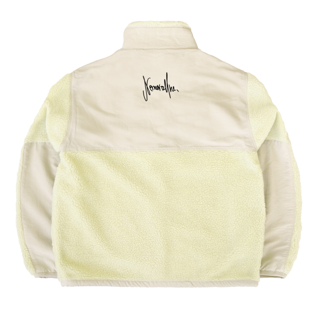 ネルネルテルネのナマステ刺繍 ✺ マスタード Boa Fleece Jacket