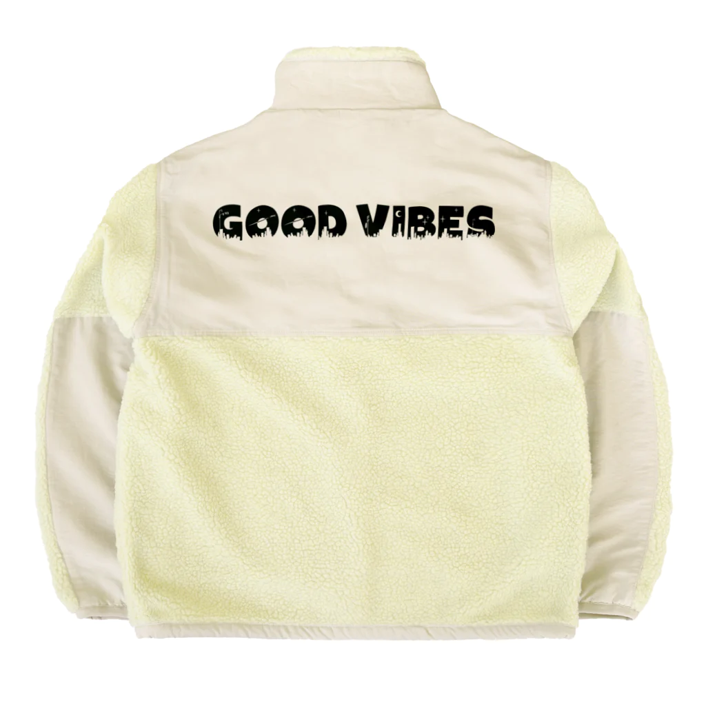 K-PLANETのGood Vibes R○○○ ボアフリースジャケット