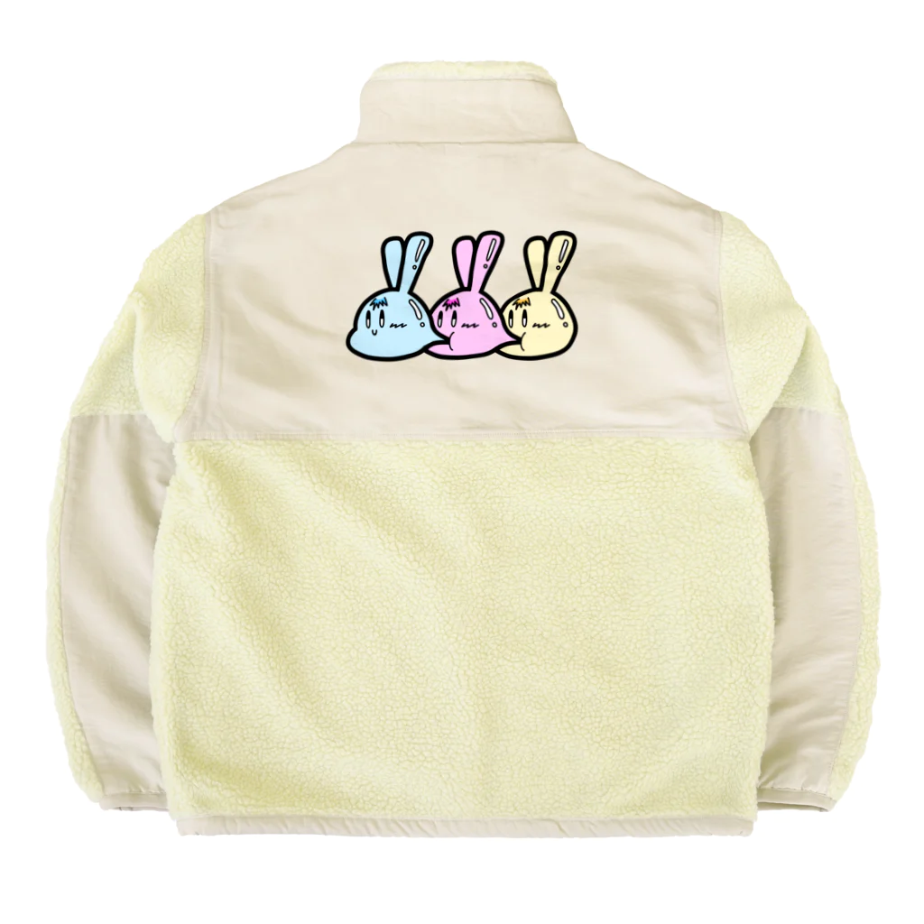 やんさんのふーせんうさぎ Boa Fleece Jacket