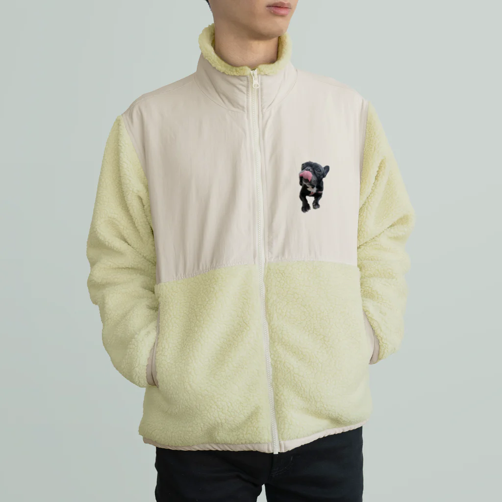 すもものブヒすもも　うまうま Boa Fleece Jacket