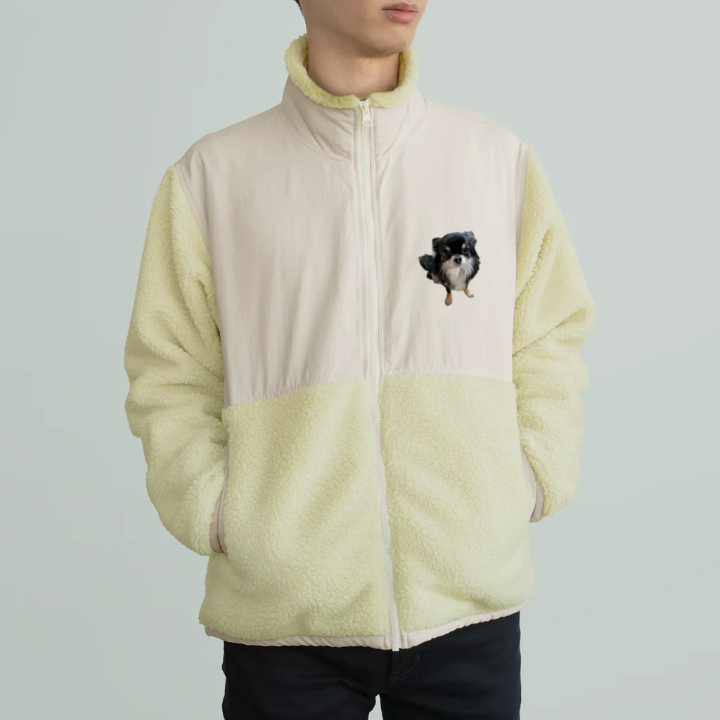 ちわわのりんちゃんのちわわのりんちゃん Boa Fleece Jacket