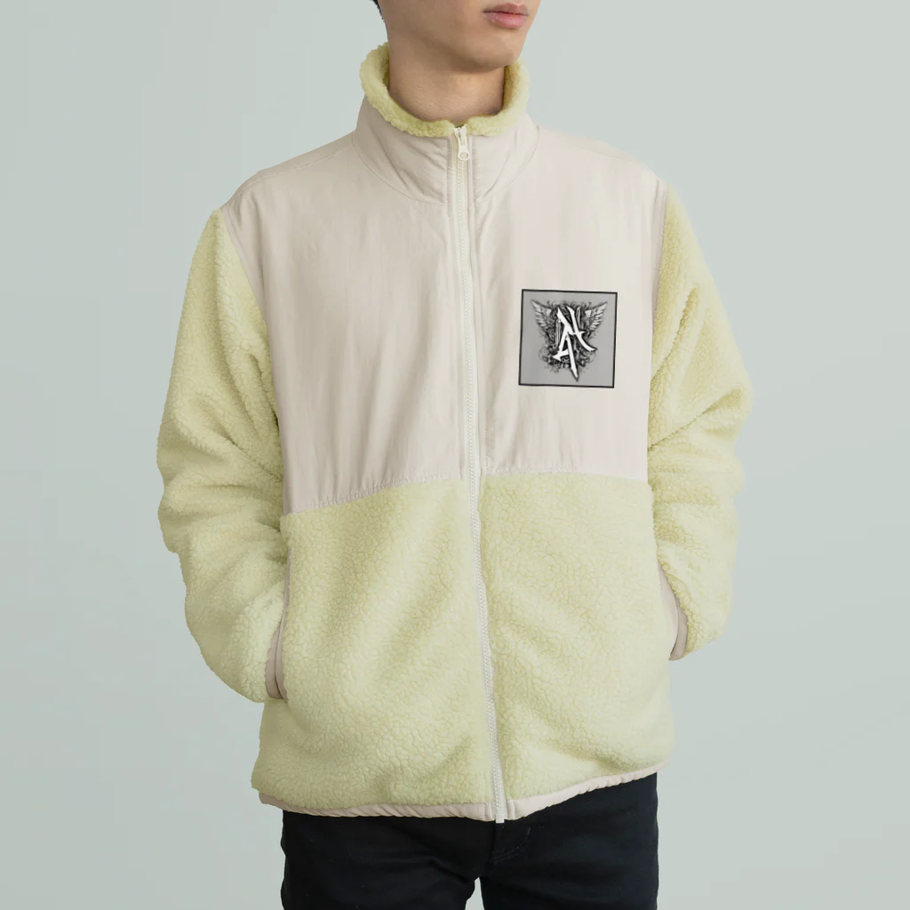 LEONのエンジェル文字 Boa Fleece Jacket