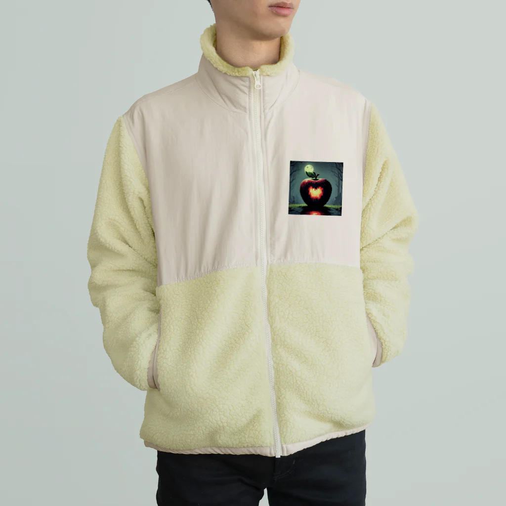 KazzunのThis is a Apple　3 Boa Fleece Jacket