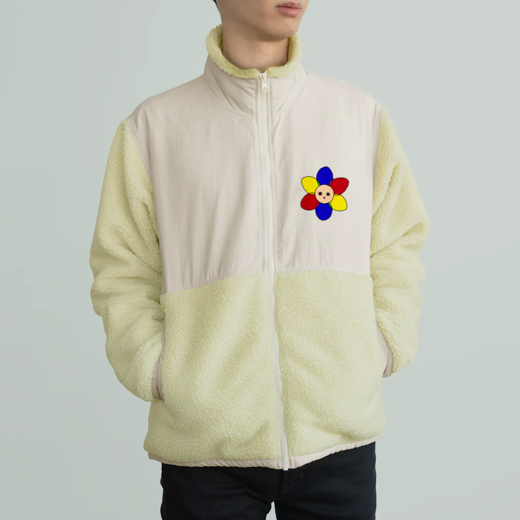 Flowerにんげん　FlowerningenのFlowerにんげん　ボアフリースジャケット Boa Fleece Jacket