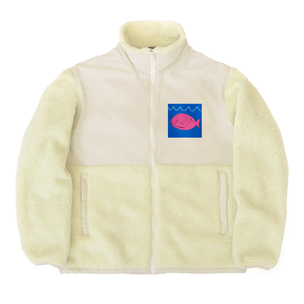 思い出ショップのぴよふぃっしゅ Boa Fleece Jacket