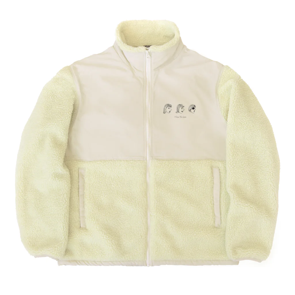 スリーオースパイスのNewYorker Boa Fleece Jacket