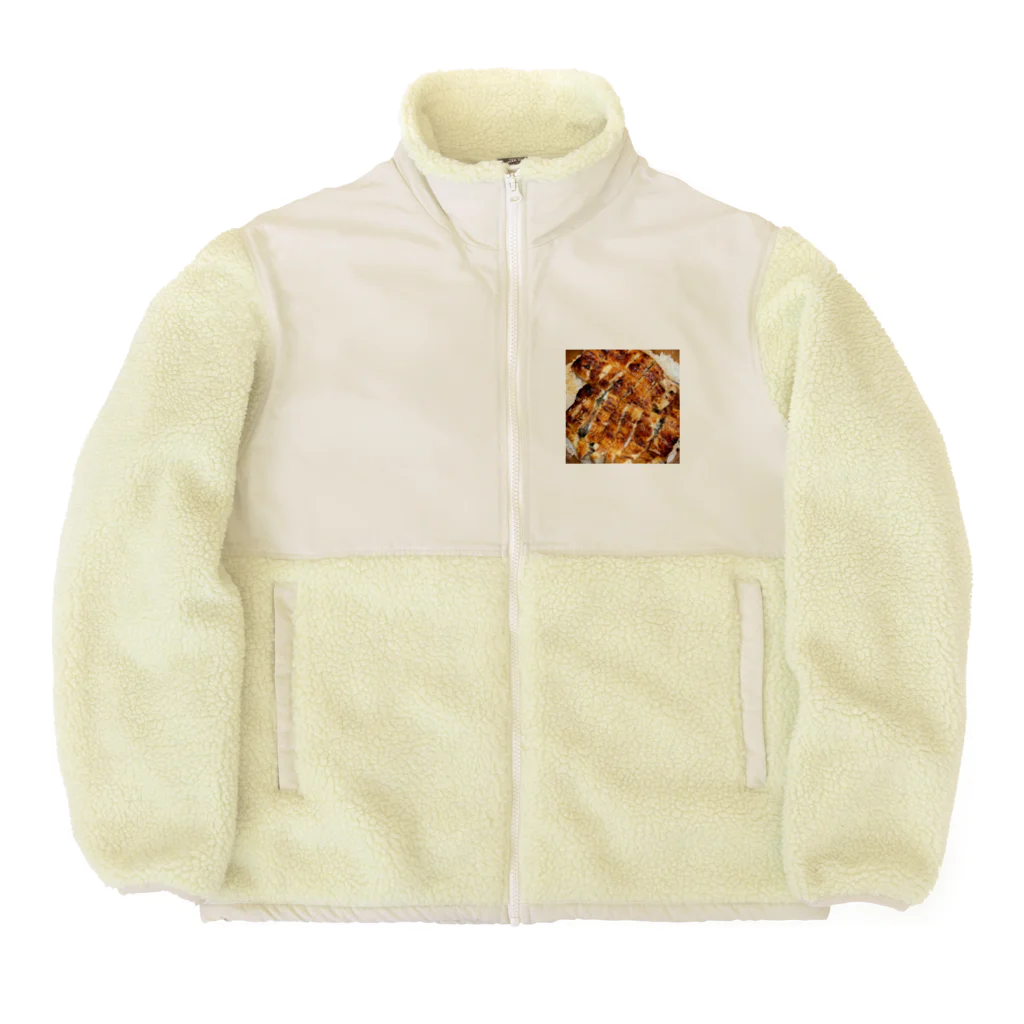 あゆのしおやきのひつまぶし Boa Fleece Jacket