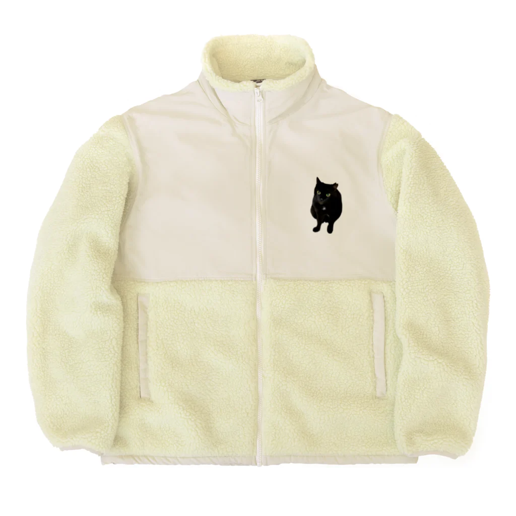 ランファンの見つめるランファン Boa Fleece Jacket