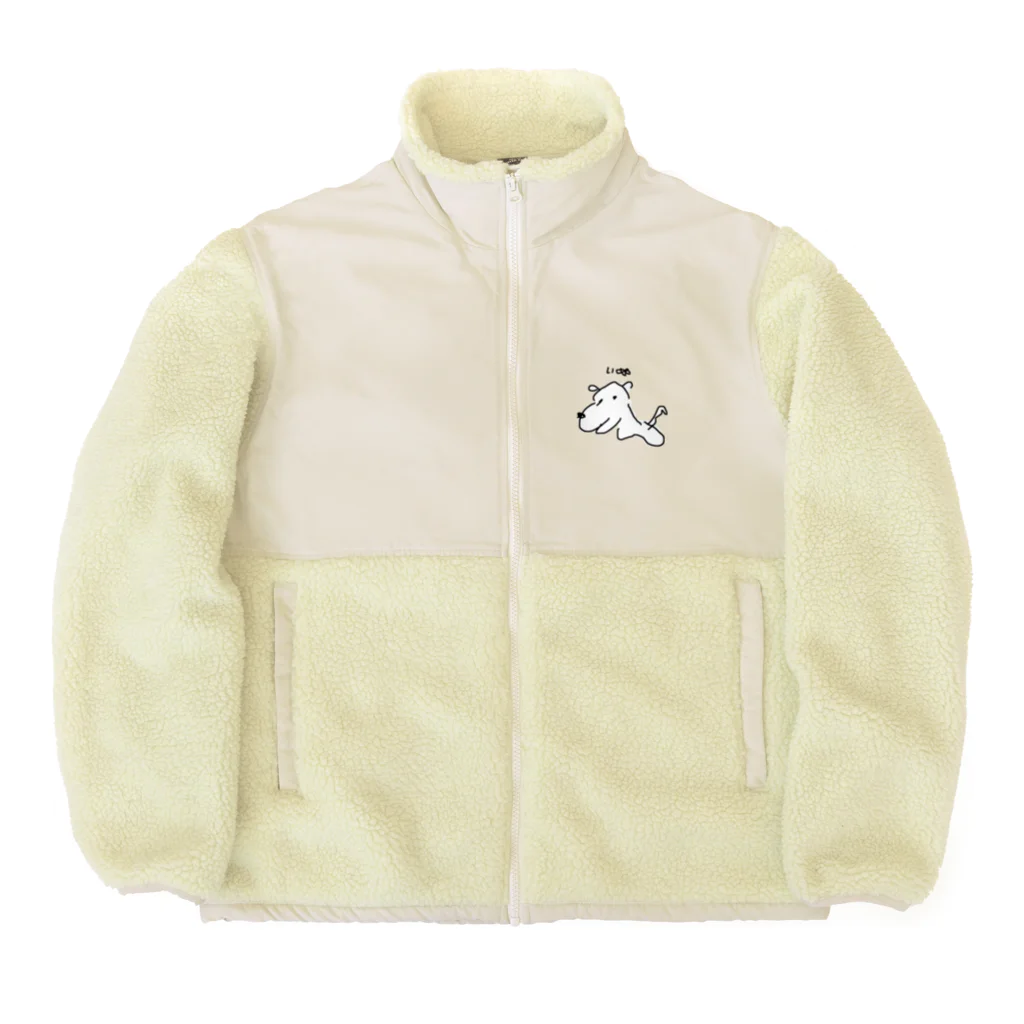 Opapanの左手いぬ Boa Fleece Jacket