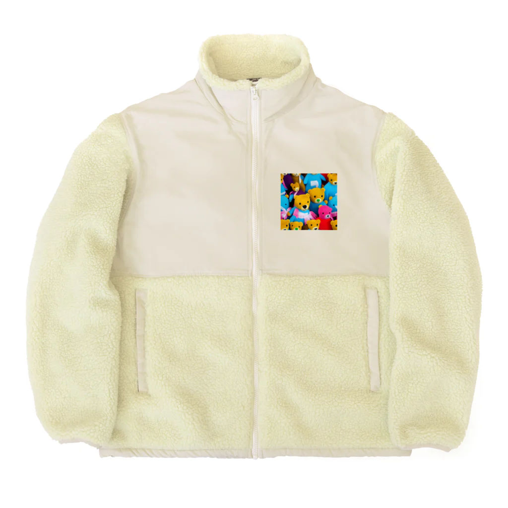 ミラくまのくまさんがたくさん Boa Fleece Jacket