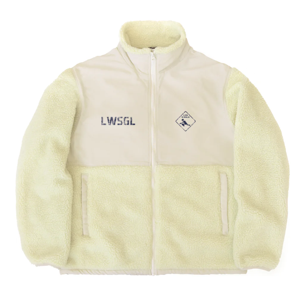 アリーヴェデルチャンネルSHOPのCOLLEGE SYMBOL 01 Boa Fleece Jacket