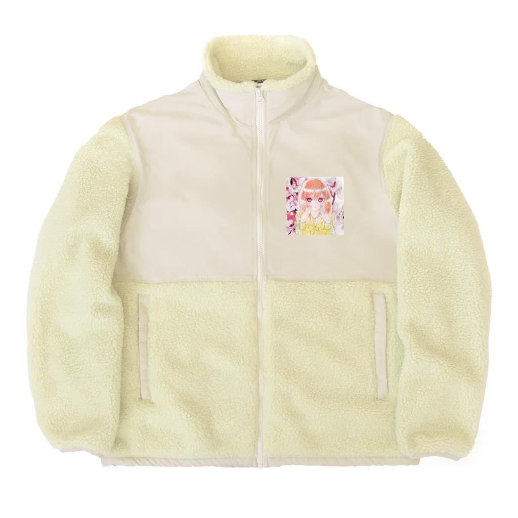 荒川拓朗のなごみ慧 Boa Fleece Jacket