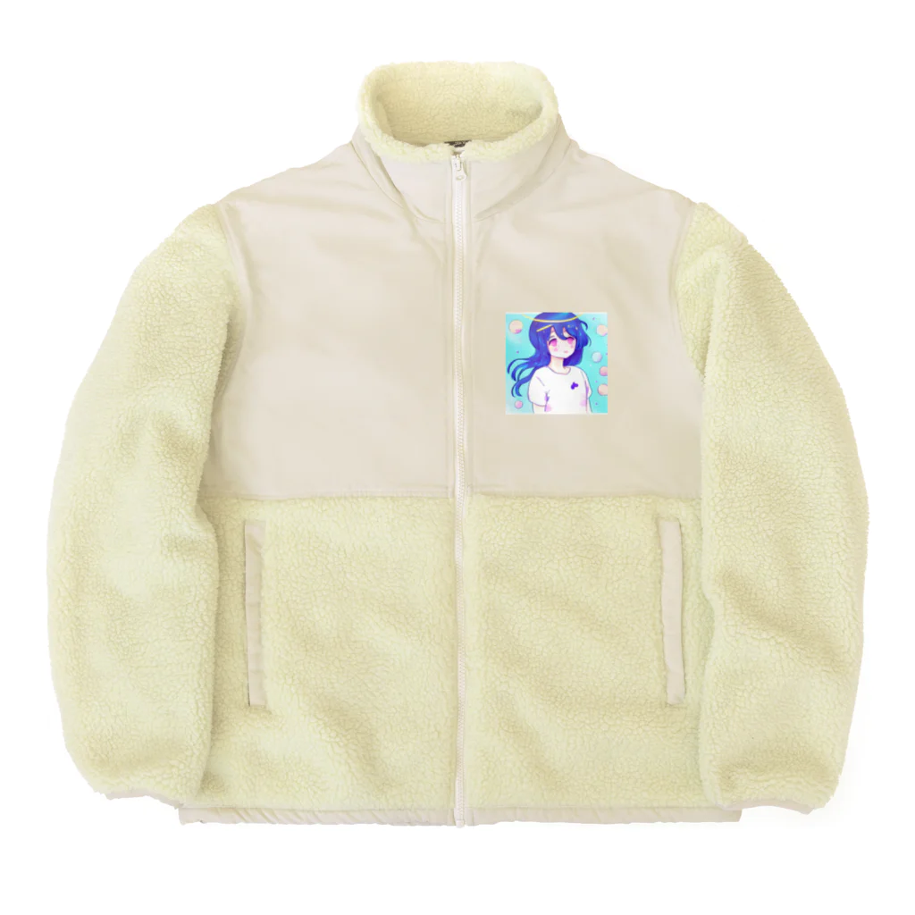 the blue seasonのピスケス Boa Fleece Jacket