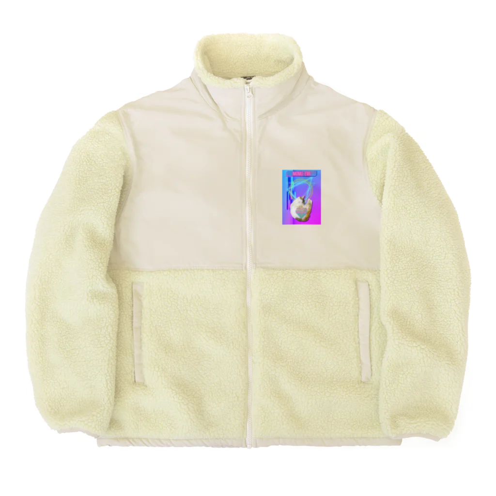 momo_emiのMOMOemi えびネオンMOMO Boa Fleece Jacket