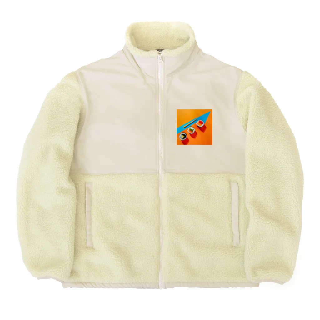 Wacchi_houseのSUSHI Boa Fleece Jacket