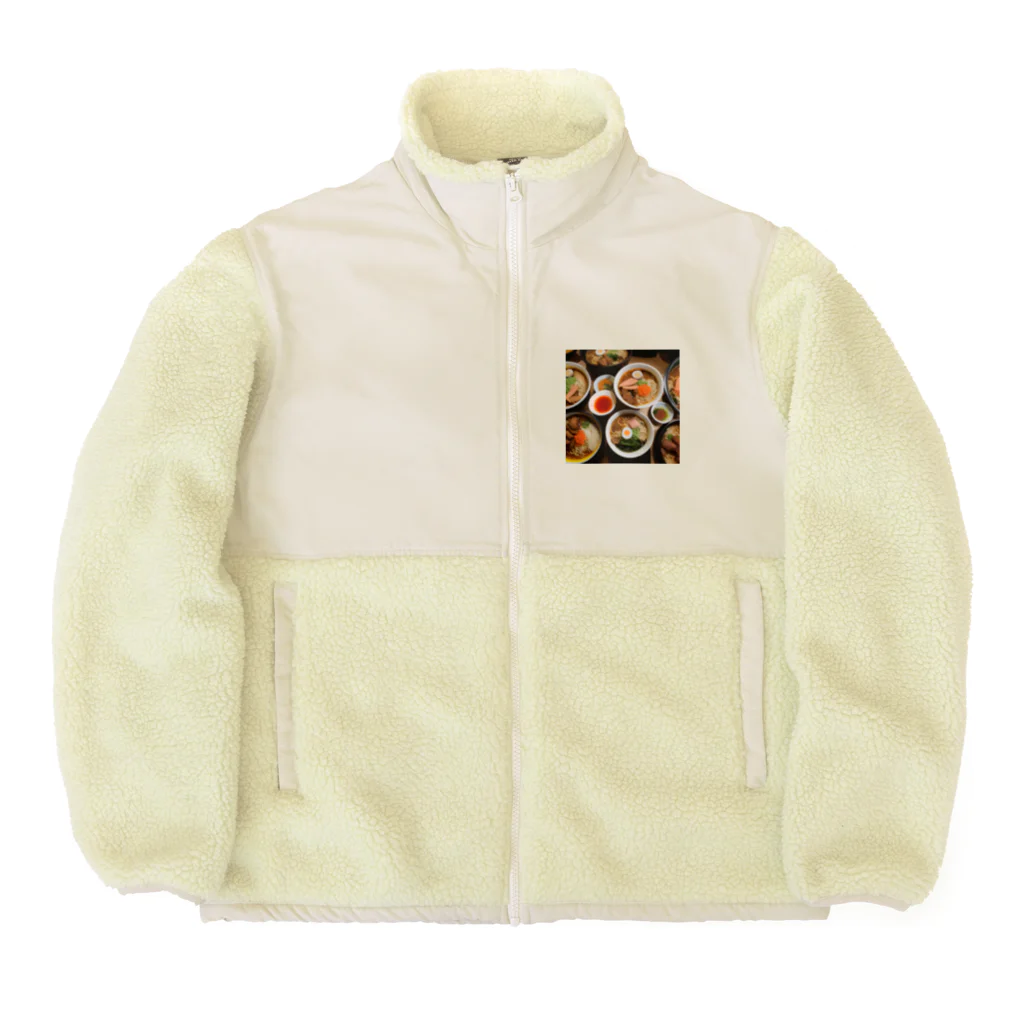 けんとのラーメン Boa Fleece Jacket