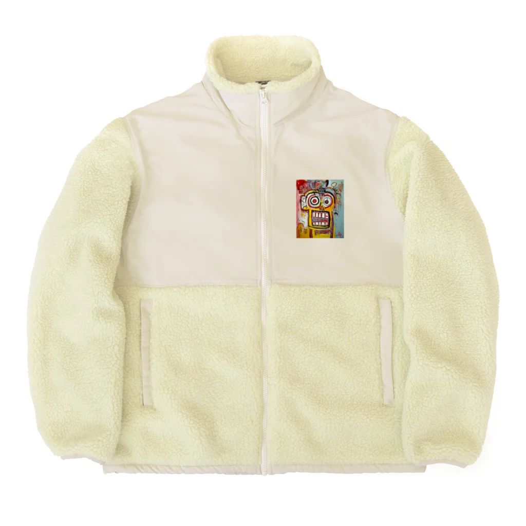 Hayate Kawakami オリジナルの痛風発作に苦しむ男 Boa Fleece Jacket