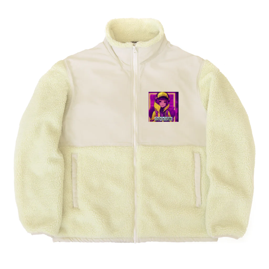 evahmonの光の戦士シリーズ・ひかりちゃん Boa Fleece Jacket