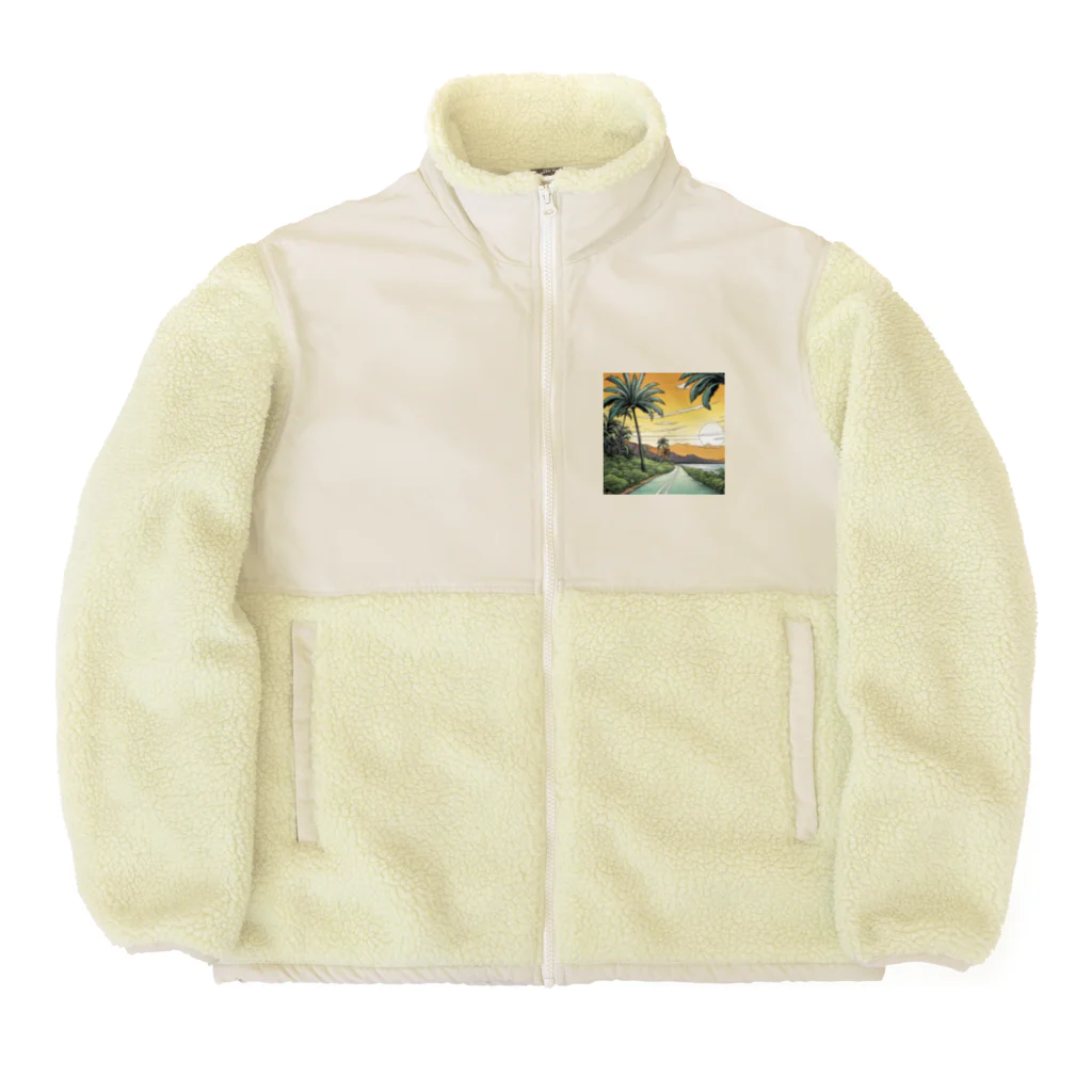 どうぶつやのハワイ　トラック Boa Fleece Jacket