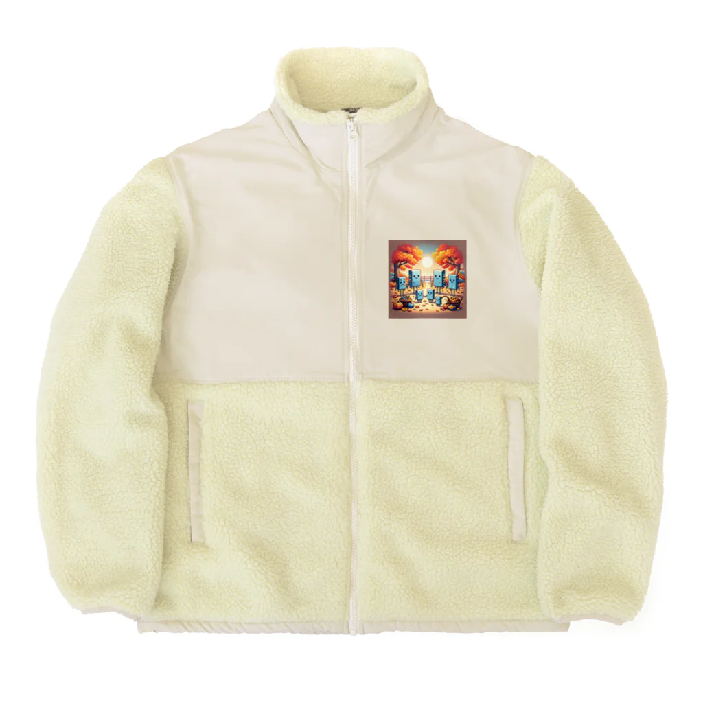 amijakoのＦＦ　ファミリー　秋 Boa Fleece Jacket