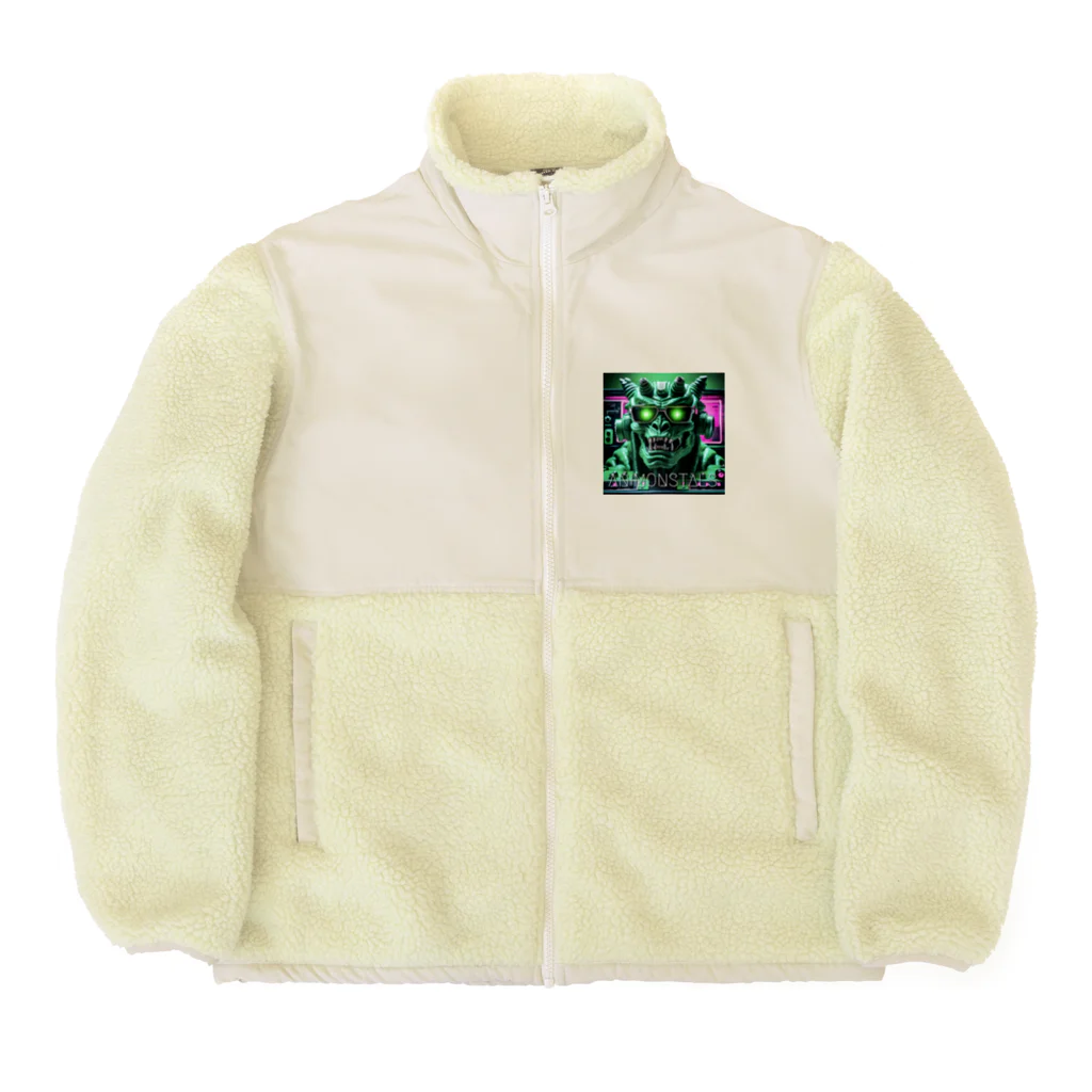 ANIMONSTALSのグリーン・モンスタル@tコックピット Boa Fleece Jacket