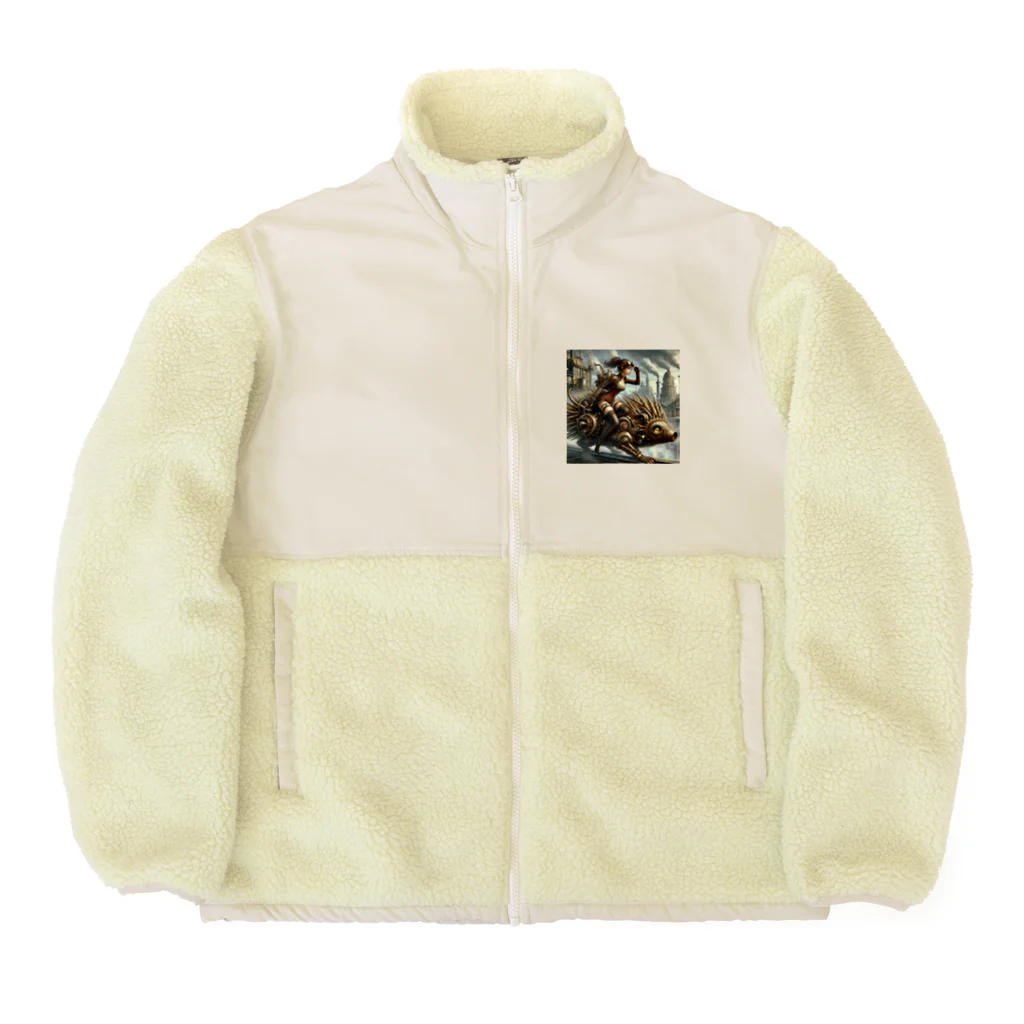 yokoana_zakkaの赤（セキ）の国の戦闘員 Boa Fleece Jacket