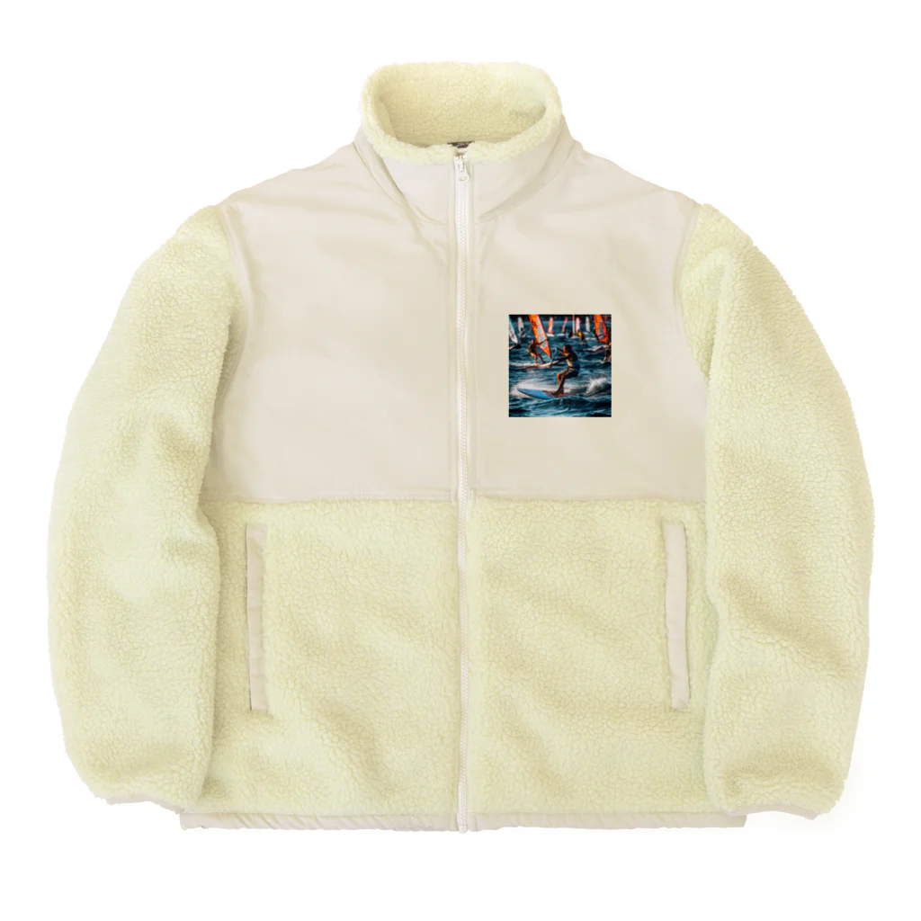 AQUAMETAVERSEのsupとwindsurfingレース　エンジェル717 2065 Boa Fleece Jacket