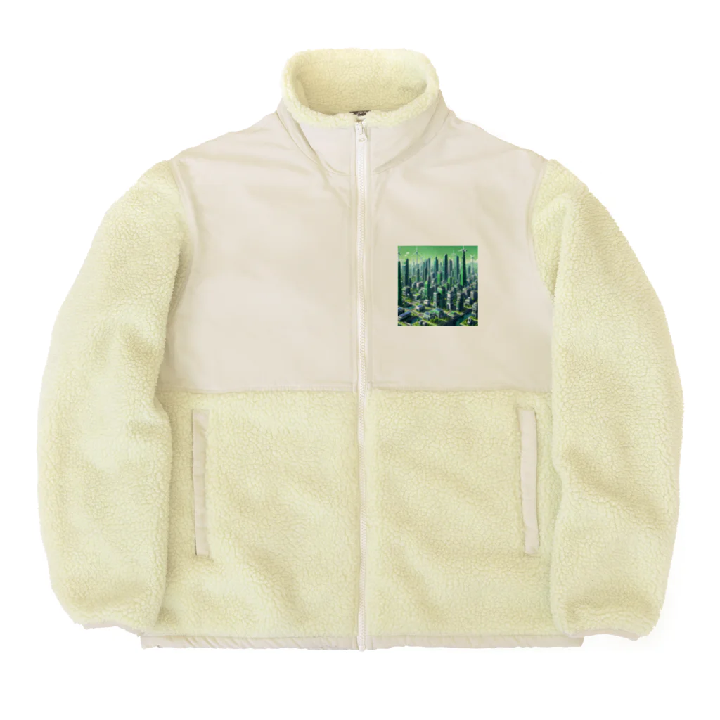 gtkgtmのグリーンシティ Boa Fleece Jacket