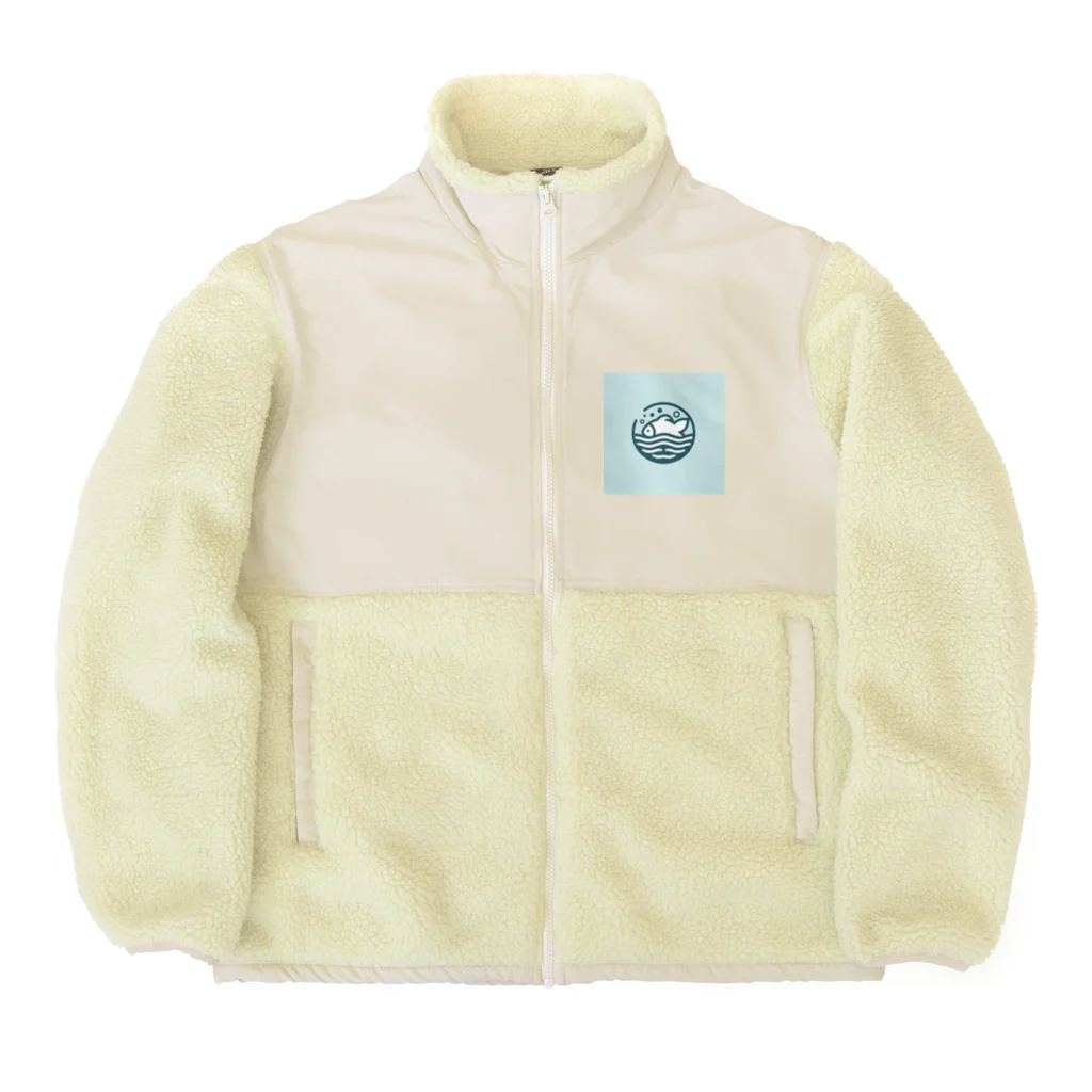 maturedのシンプルなお魚 Boa Fleece Jacket