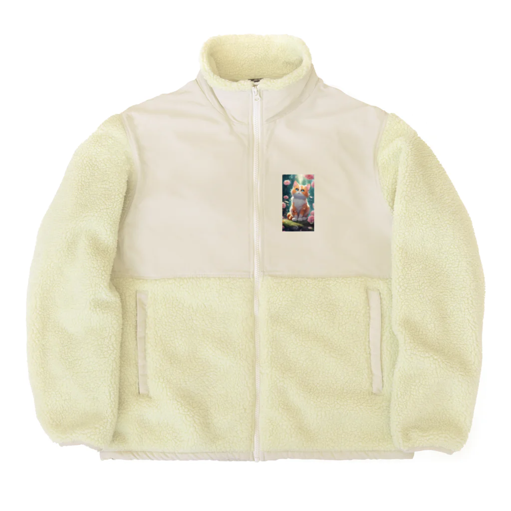 rimonennファミリーの自然の神様 Boa Fleece Jacket