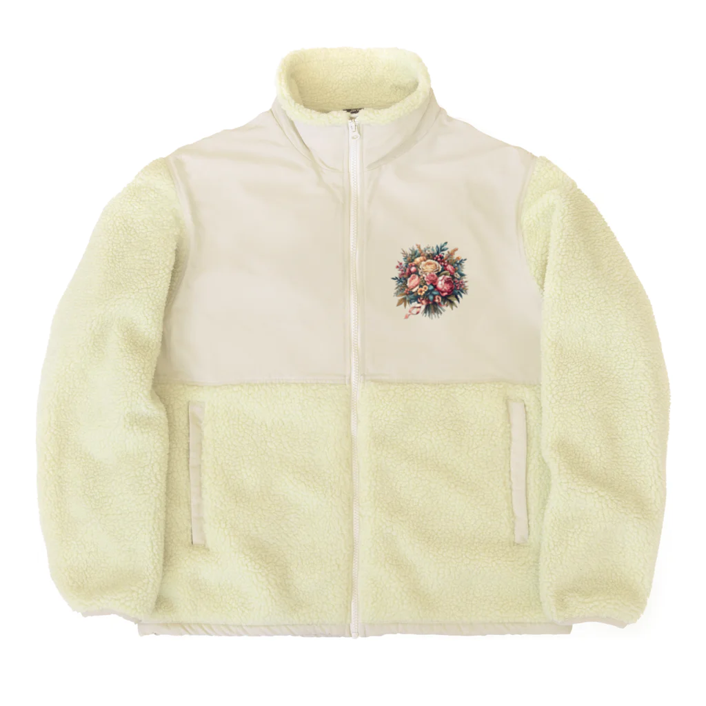 riotriffs_punksの花束 Boa Fleece Jacket