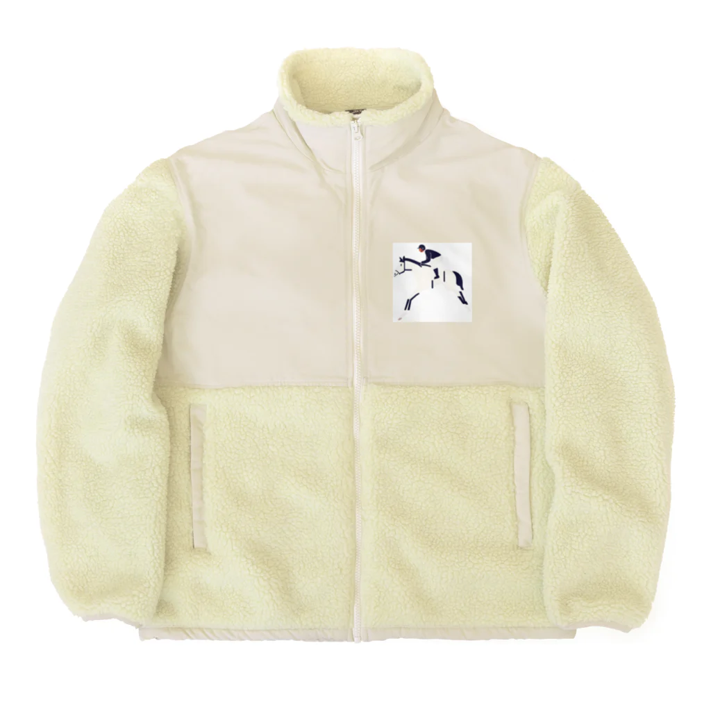 馬鹿なものがあるの馬が好き Boa Fleece Jacket