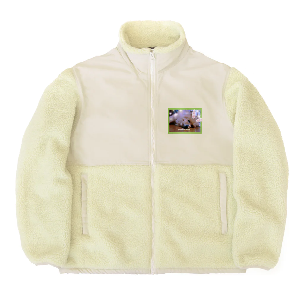 百太郎Cafeの涙もっくん Boa Fleece Jacket