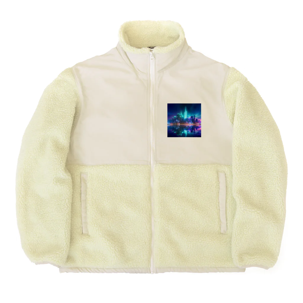 Mysycaの海辺の都市F Boa Fleece Jacket