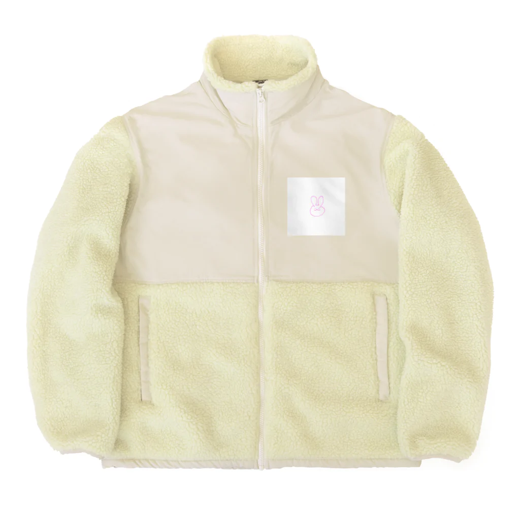 ぽんずのうさぎ Boa Fleece Jacket